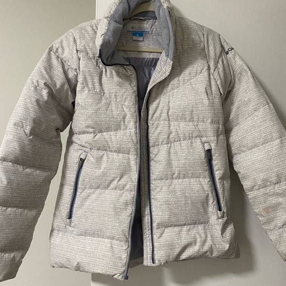 Columbia Gray Puffer Jacket - Picture 1 of 4